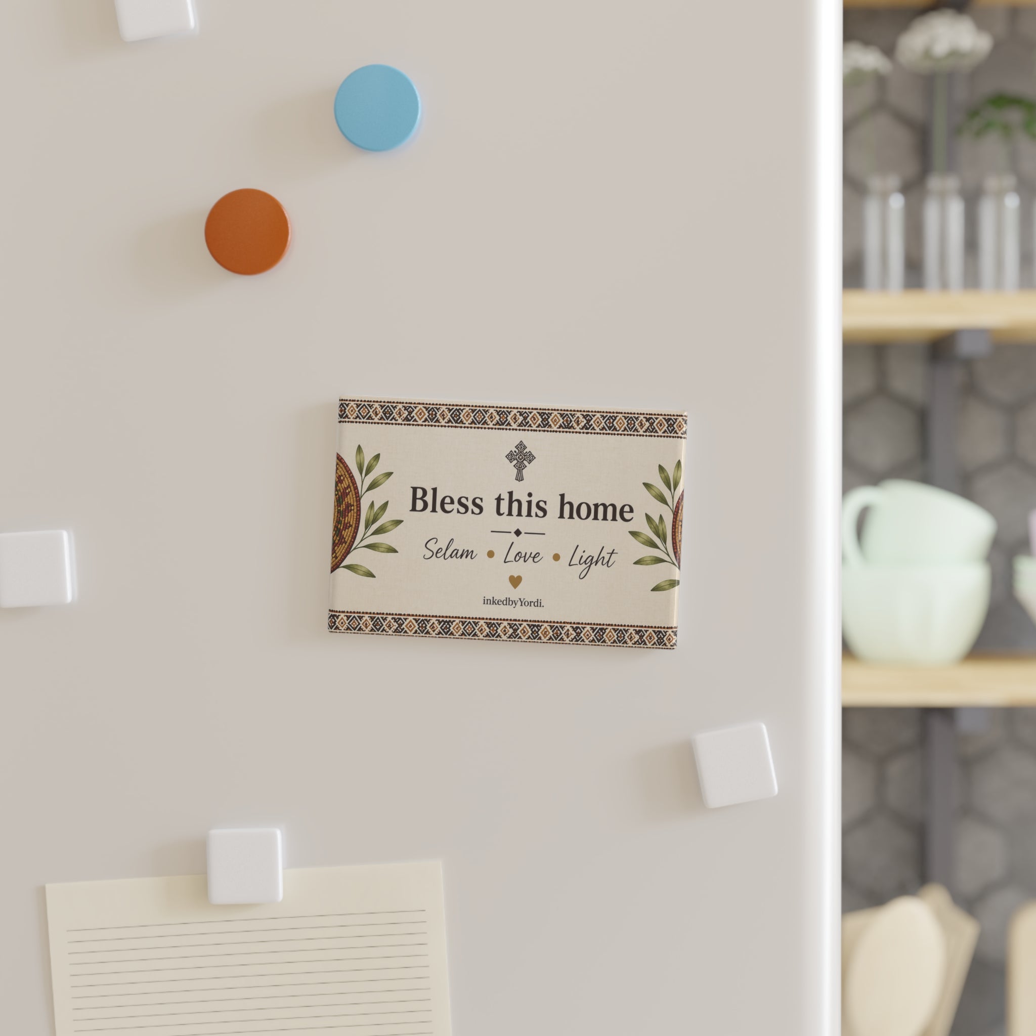 Bless This Home – Ethiopian Inspired Magnet